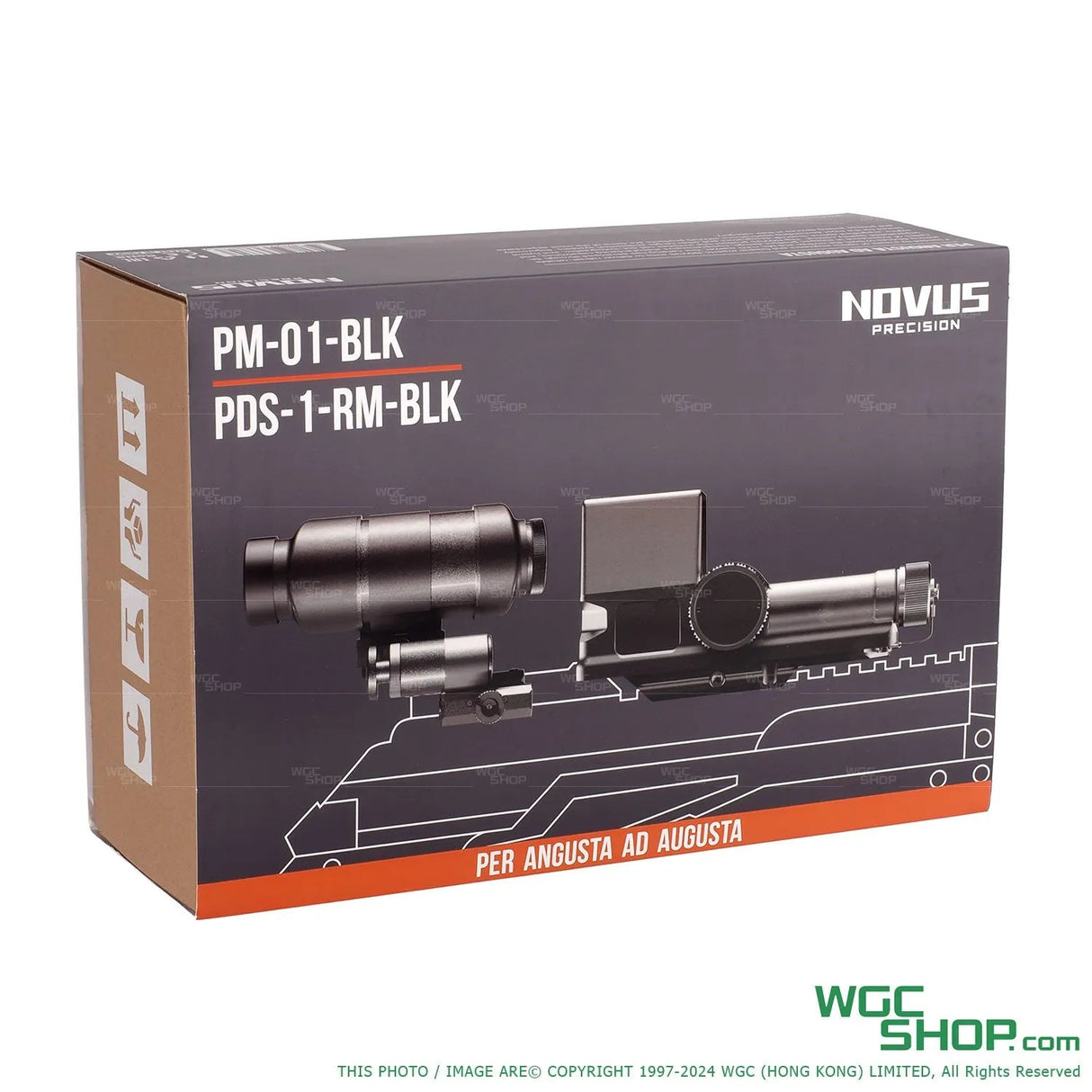 NOVUS PRECISION PDS-I Prism Dot Sight Military Reticle w/ PM-I 3x Prismatic Magnifier Combo-WGC Shop