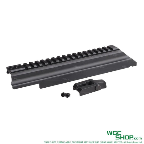 Left view of PRO ARMS CNC Rail Cover for MARUI SAIGA - 12K / SBS GBB Airsoft