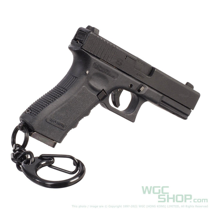 Pro & T 1:3 G17 Metal Mini Pistol Model Keychain - Black - WGC Shop