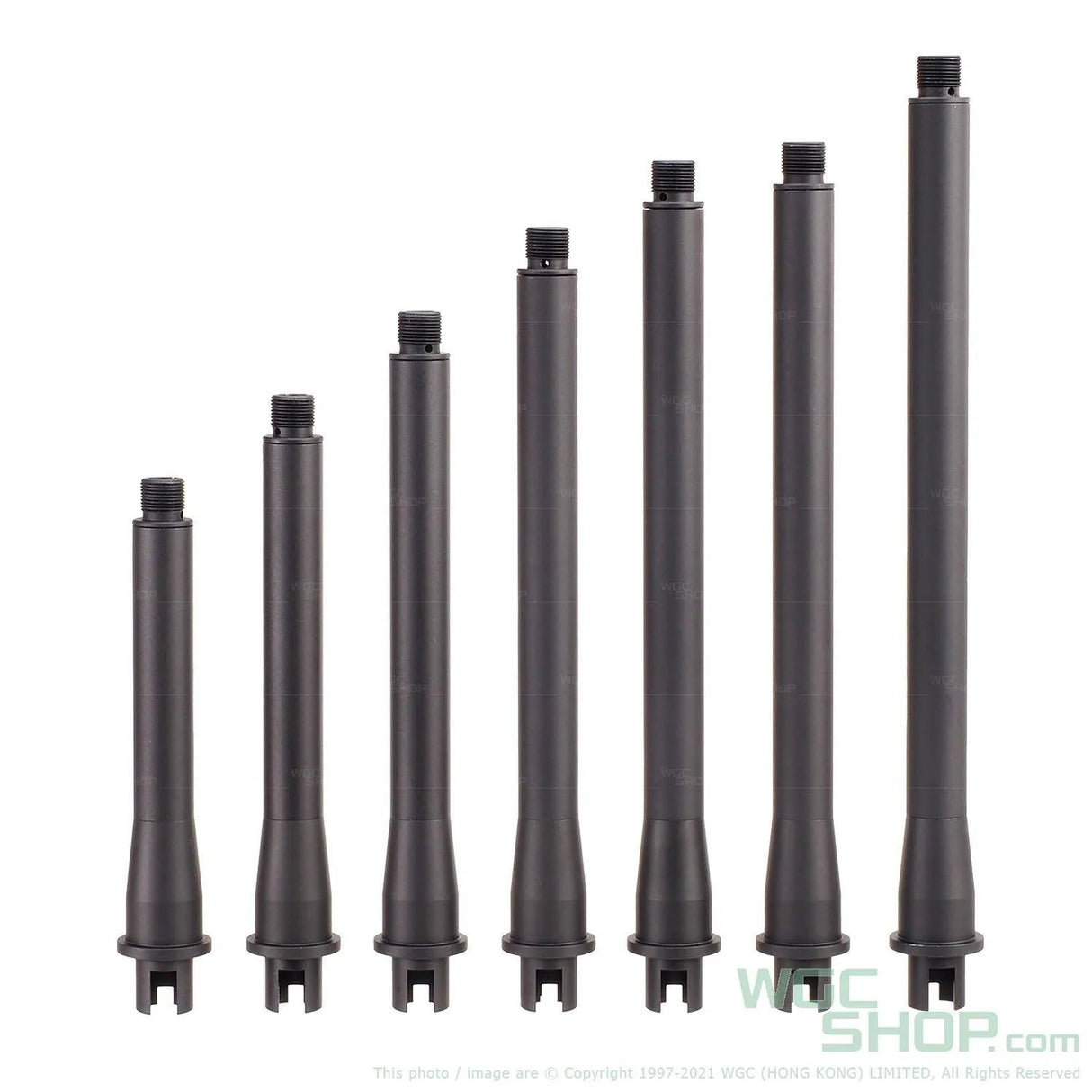 REVANCHIST Aluminum Outer Barrel for Marui M4 MWS MTR GBBR - Black 6.5 / 7 Inch RAHK-10068 - WGC Shop
