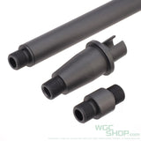 REVANCHIST Aluminum Outer Barrel for Marui M4 MWS MTR GBBR - Black 6.5 / 7 Inch RAHK-10068 - WGC Shop