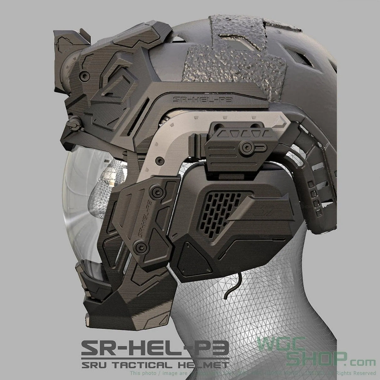 SRU P3 Tactical Helmet - WGC Shop