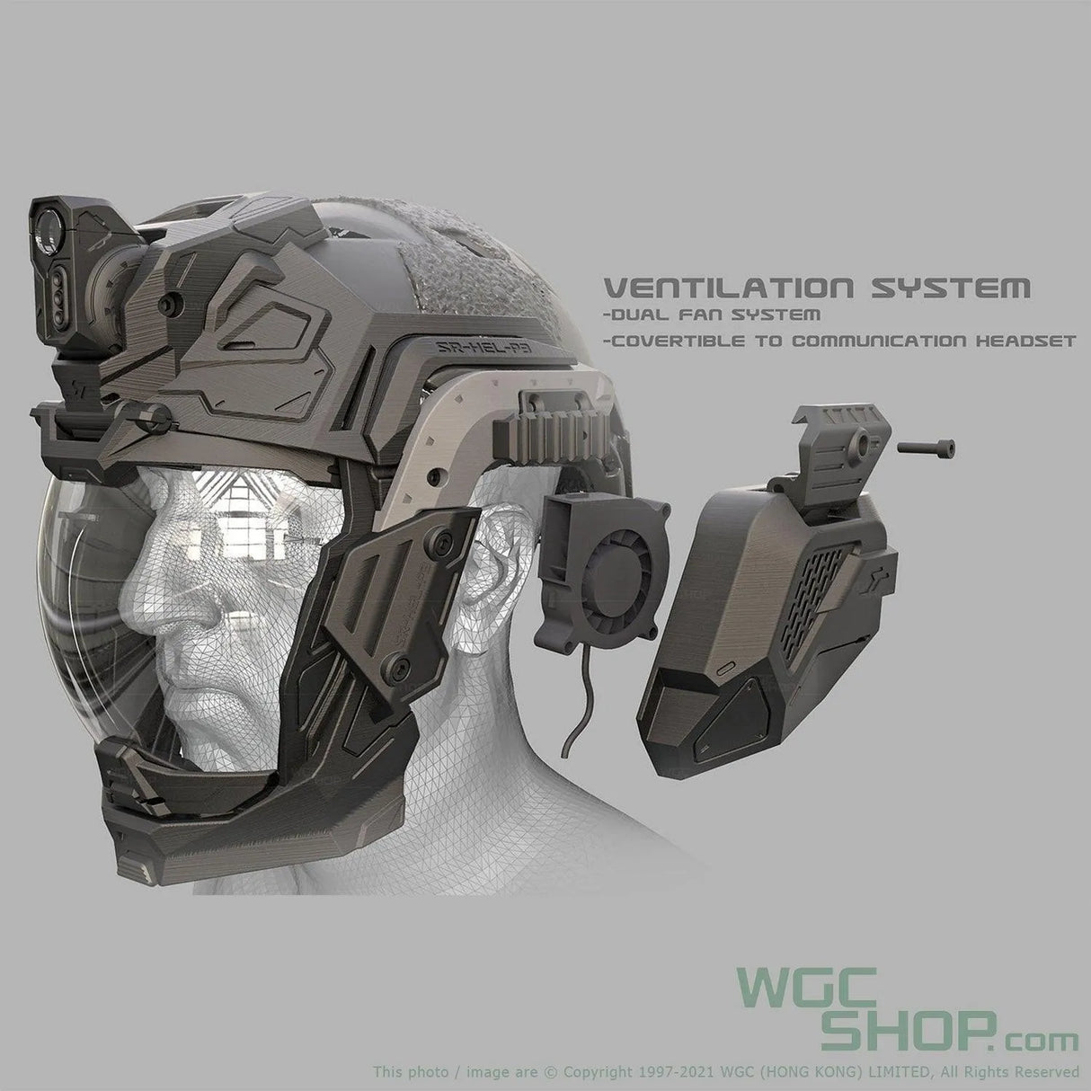 SRU P3 Tactical Helmet - WGC Shop