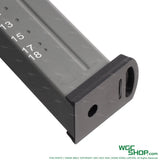 Bottom close-up of STARK ARMS MP443 22Rds Gas Airsoft Magazine