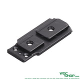 Black T8 acro mount adapter plate for Army EMG Staccato GBB pistol accessory