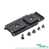 Black T8 Acro mount with screws for Army EMG Staccato GBB pistol accessories
