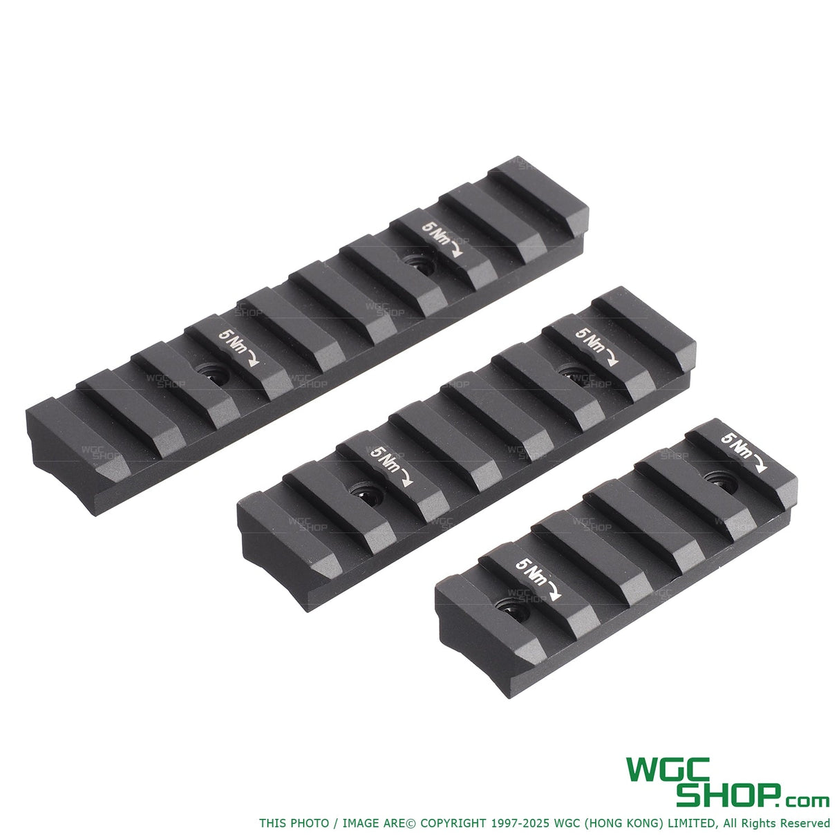 TASK FORCE Hkey Mod Picatinny Rail ( Black - 54mm / 74mm / 94mm )-