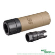 TASK FORCE SLX556C Suppressor with Flash Hider Tan TF-SLX556C-TN - WGC Shop