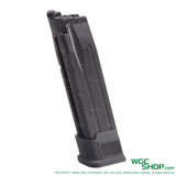 Tokyo Marui P320 32-round gas airsoft magazine in black with 9mm marking isolated on white
