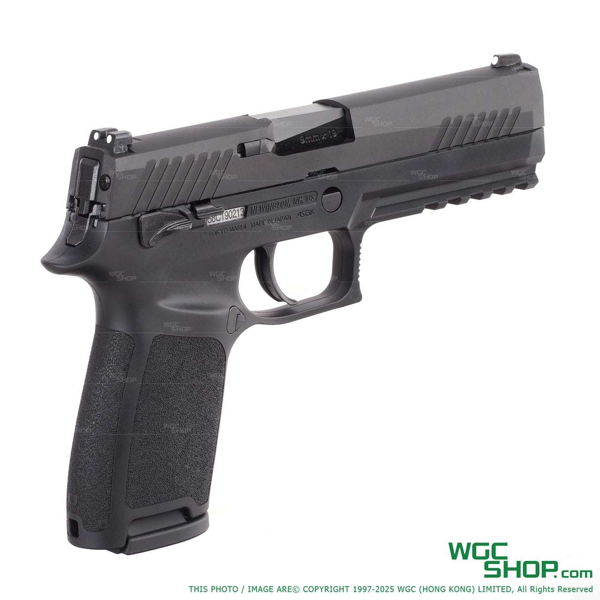 Right view of TOKYO MARUI P320 full size GBB airsoft