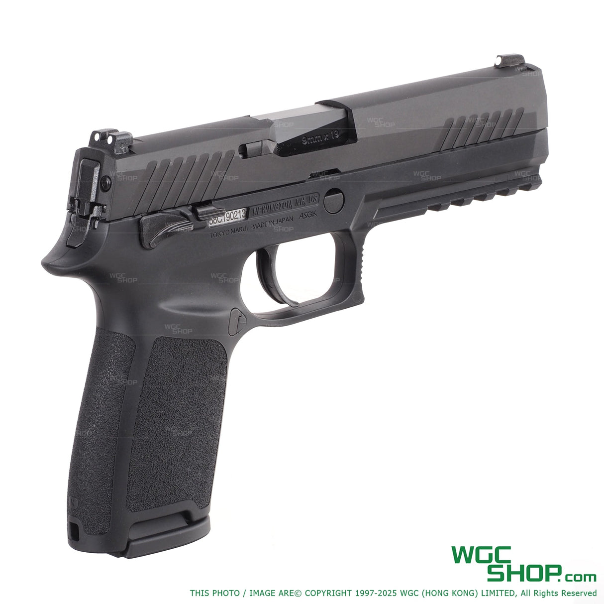 Right view of TOKYO MARUI P320 full size GBB airsoft