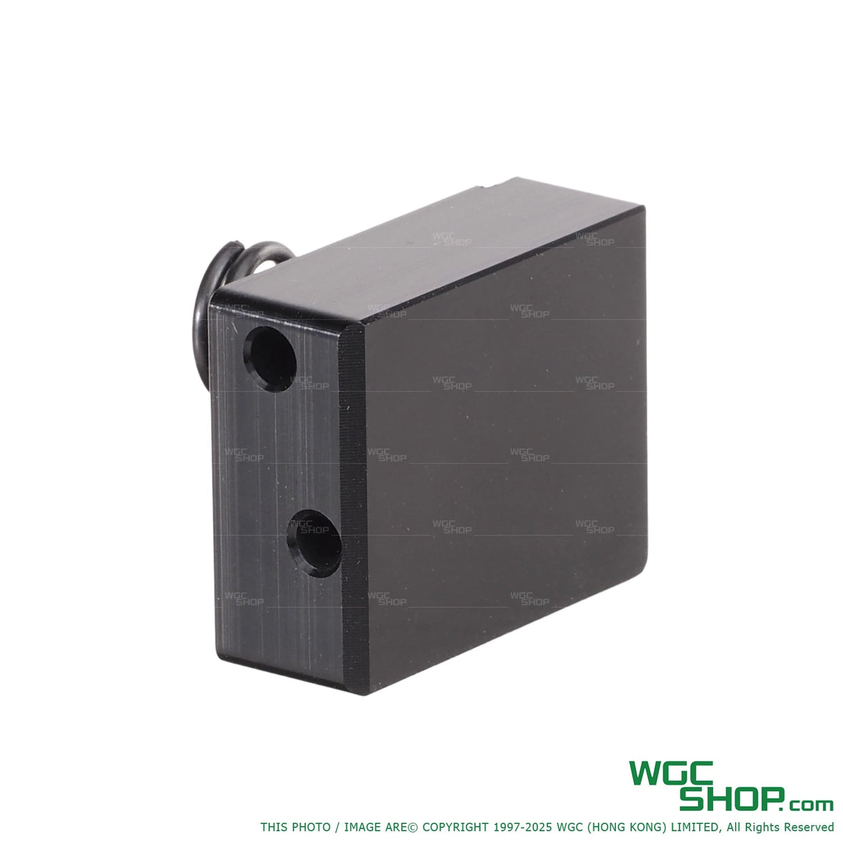 Black rectangular recoil power kit part for Maruyama MP-IX GBB with two circular holes