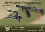 TTI AIRSOFT AAP-01 AR Stock Adapter - WGC Shop
