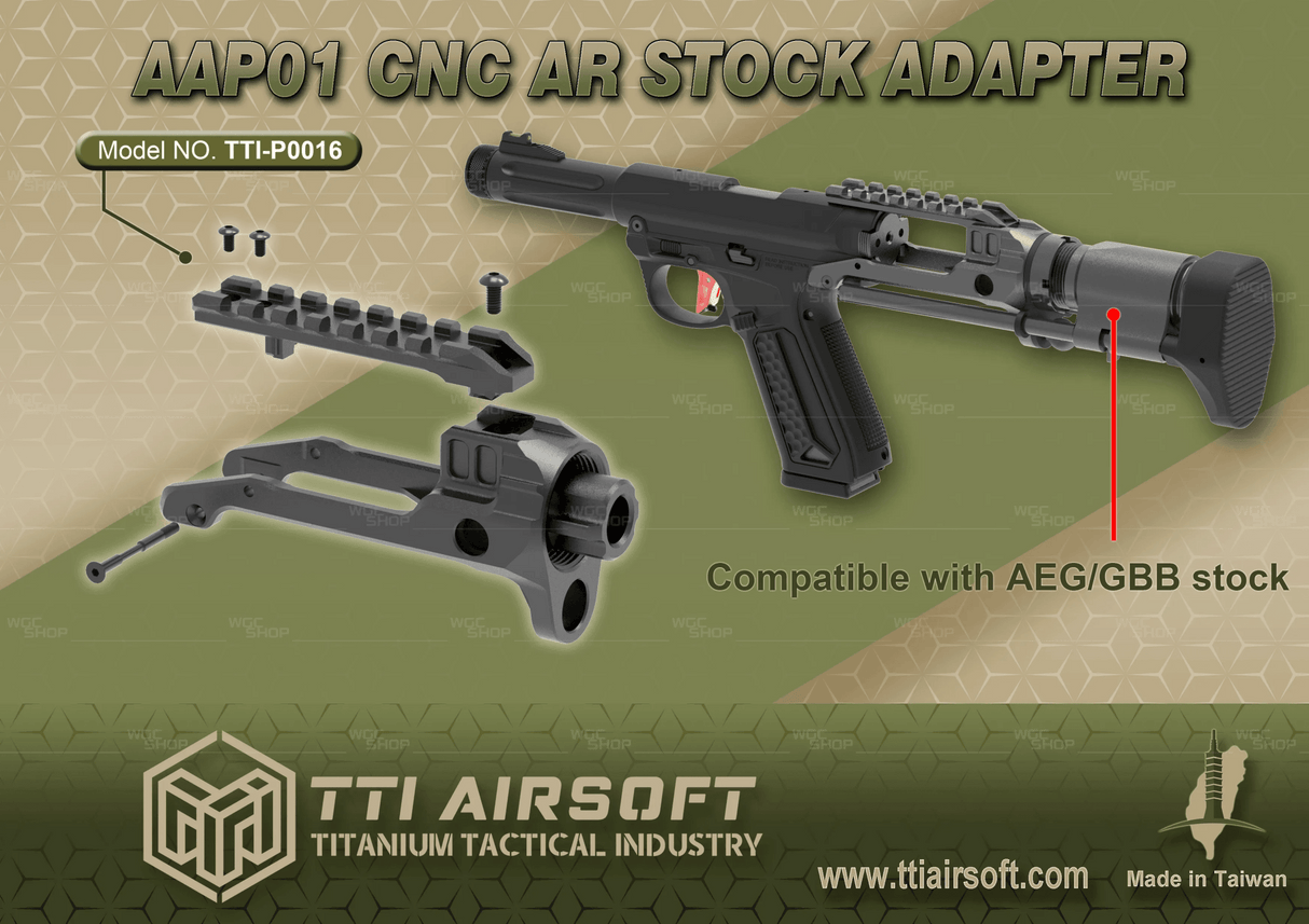 TTI AIRSOFT AAP - 01 AR Stock Adapter TTI-P0016 - WGC Shop