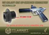 TTI AIRSOFT CNC Up - Receiver Connector for WE Galaxy Premium GBB Airsoft TTI-P0012 - WGC Shop