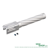 TTI AIRSOFT Fixed Outer Barrel for Marui 17 / 18 Gen3 Spec & WE G-Series GBB Airsoft - Type B-TTI-P0038-SV-WGC Shop