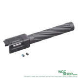TTI AIRSOFT Fixed Outer Barrel for Marui 17 / 18 Gen3 Spec & WE G-Series GBB Airsoft - Type B-TTI-P0038-BK-WGC Shop