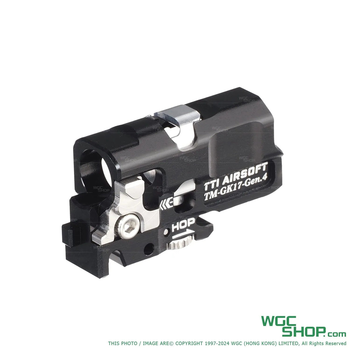 TTI AIRSOFT Infinity One Piece Full CNC TDC Hop-Up Chamber for Marui G17 Gen4 Spec GBB Series-TTI-P0044-BK-WGC Shop