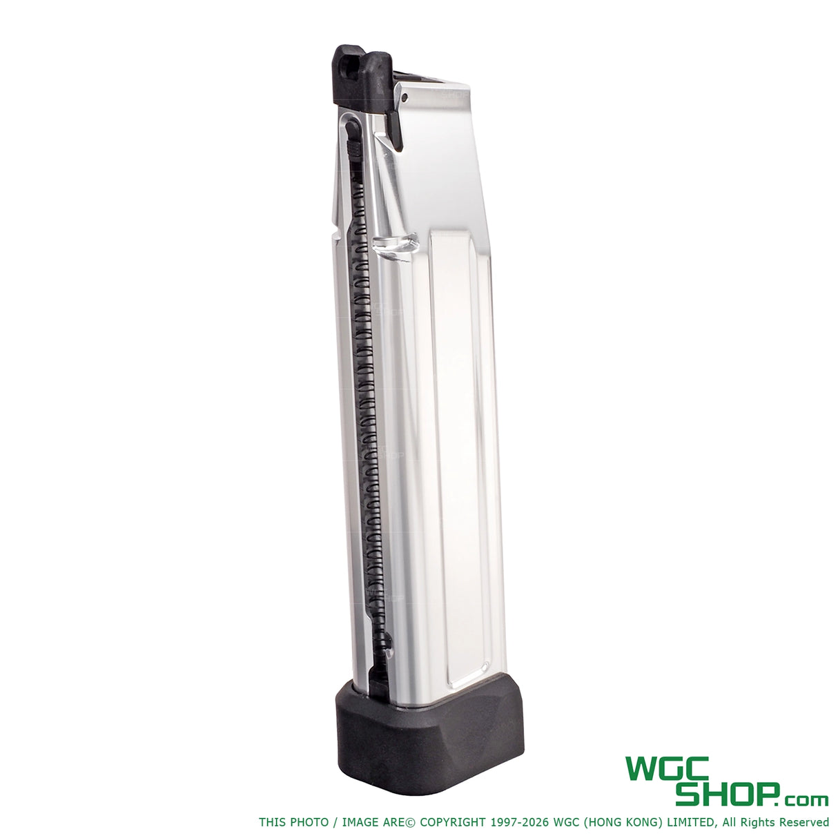 TTI AIRSOFT 40Rds CNC Aluminum Lightweight Hi - Capa Gas Airsoft Magazine - SILVER TTI-M0006-SV - WGC Shop