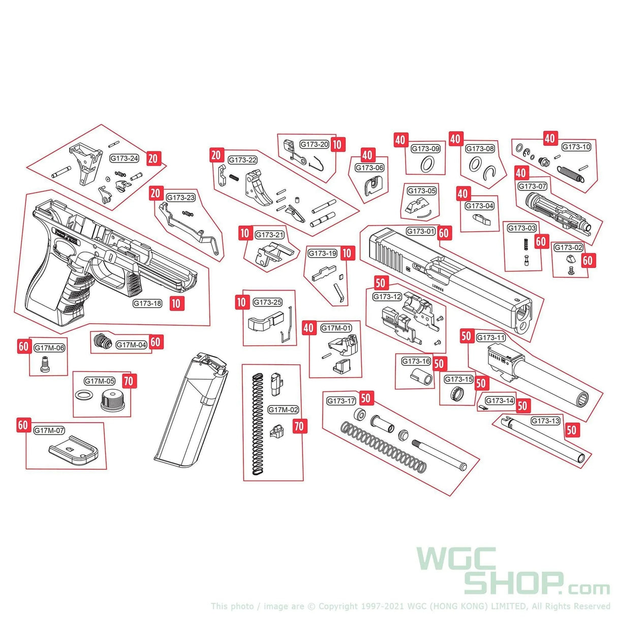 Umarex / GHK Glock G17 Gen3 GBB Airsoft - WGC Shop