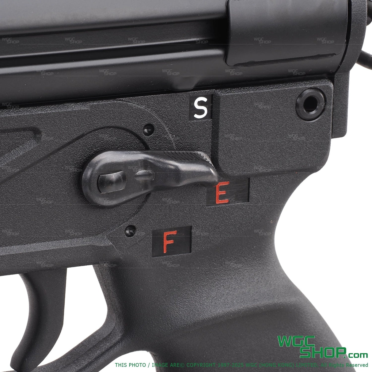 UMAREX / VFC MP5K Early Type Gen.2 GBB Airsoft - selector close-up view