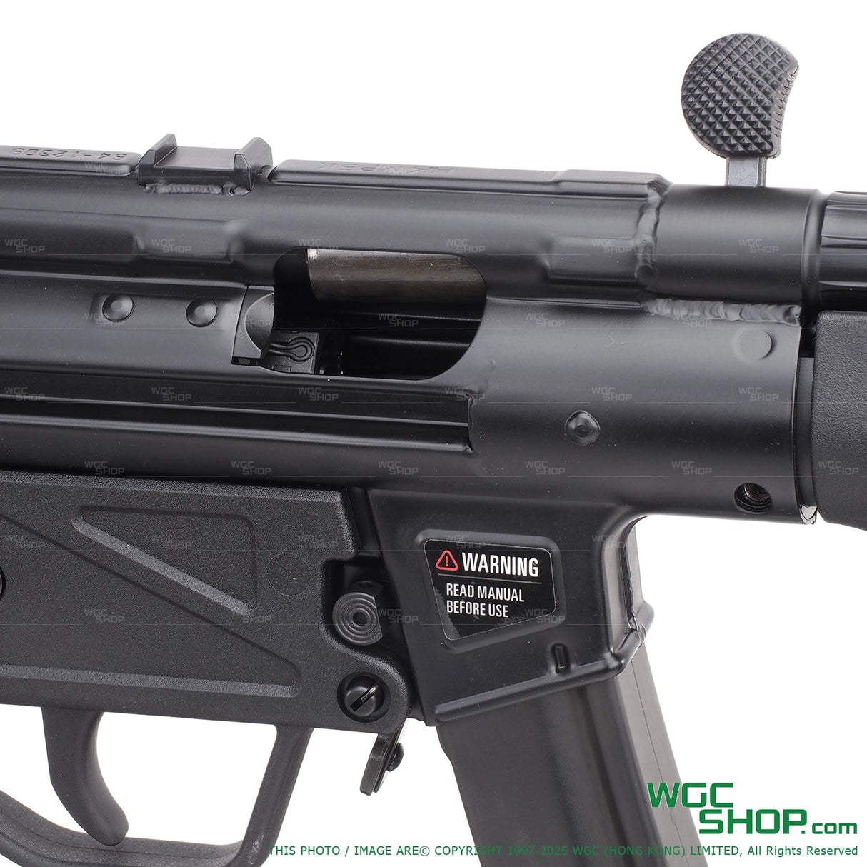 UMAREX / VFC MP5K Early Type Gen.2 GBB Airsoft - bolt close-up view
