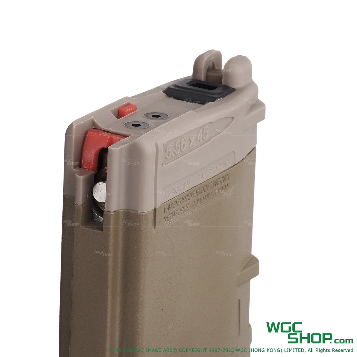 VFC 30Rds VMAG Gas Airsoft Magazine V3 - TAN / Close-Up Right