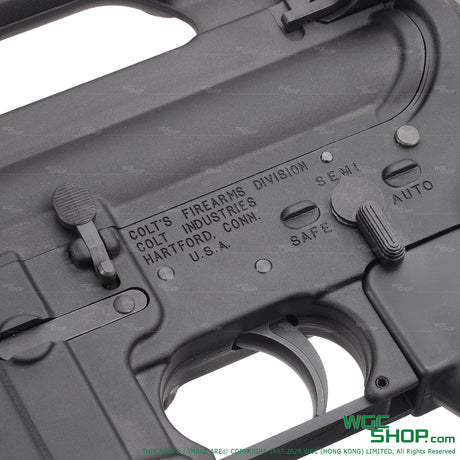 Trademark close-up of VFC M723 GBB airsoft