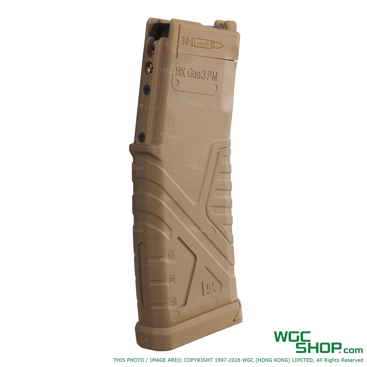 VFC H&K Gen3 30Rds Gas Airsoft Magazine - RAL8000 VFC-VF9-MAG-HKG30-TN01 - WGC Shop
