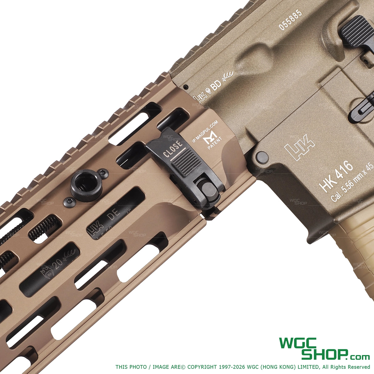 VFC HK416A5 M-LOK EVO GBB Airsoft - RAL8000 / UMAREX Licensed VFC-VF2-LHK416A5-TN04 - WGC Shop