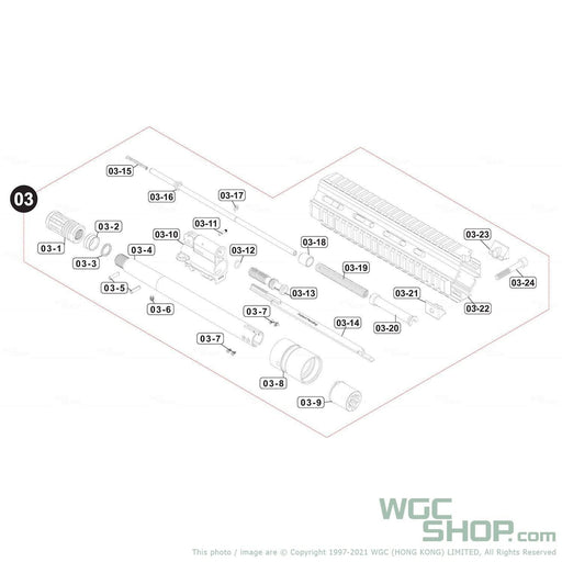 VFC Original Pats - HK416 Gen2 GBB / HK417 GBB Piston Guide Spring ( V023SPG010 ) - WGC Shop