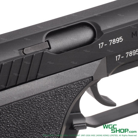 Slide close-up view of VFC P7M13 GBB Airsoft - WGC Shop