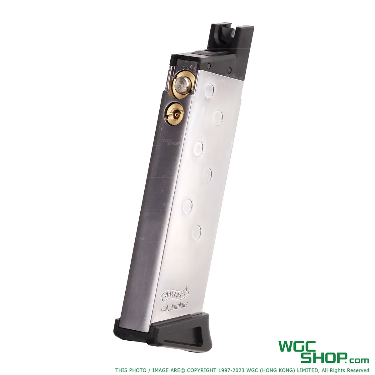 Right view of VFC PPK/S 13Rds Gas Airsoft Magazine - Silver
