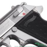 Close-up of VFC PPK/S GBB Airsoft - Silver