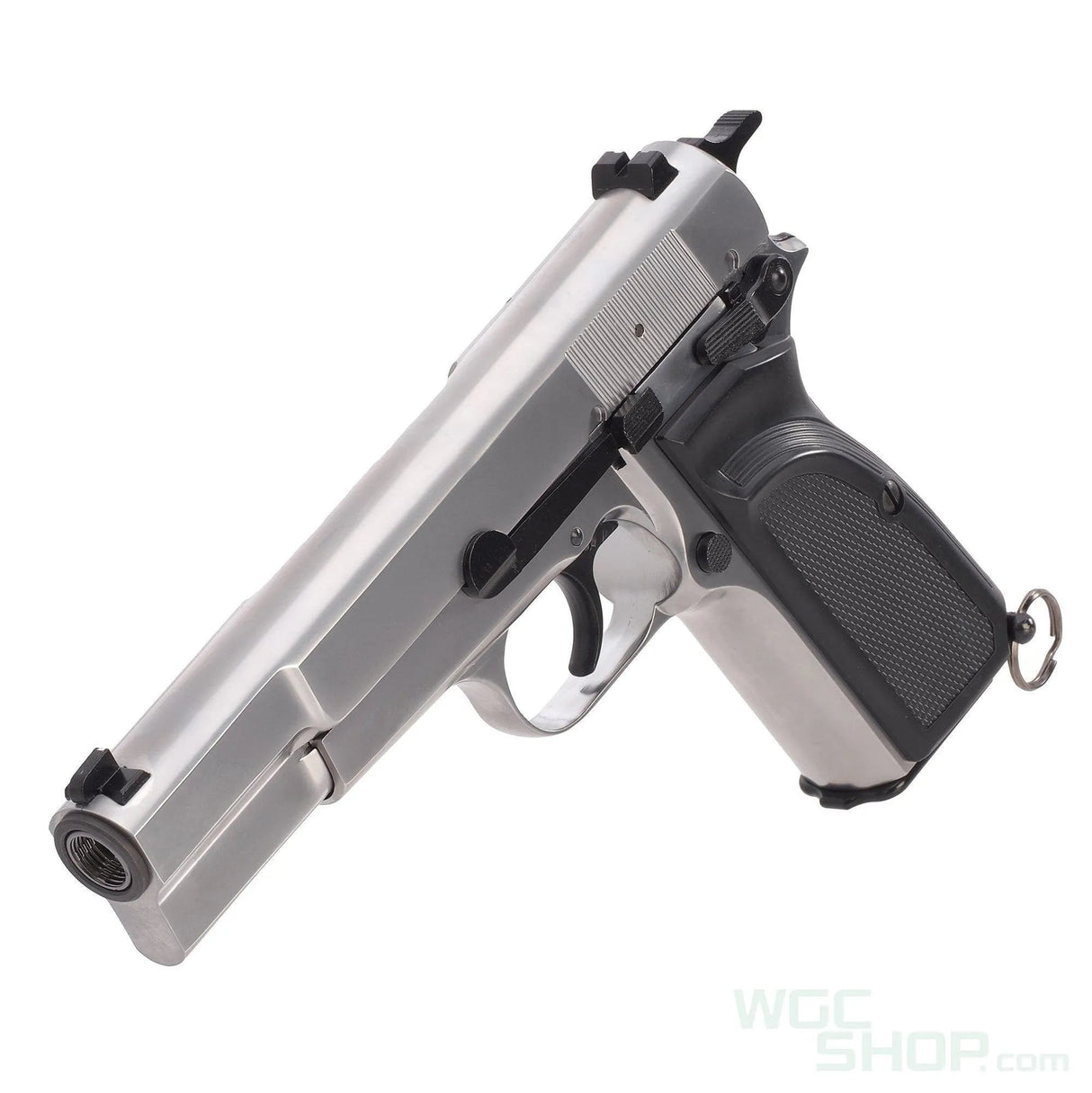 WE Browning Hi Power MK3 GBB Airsoft - Silver - WGC Shop
