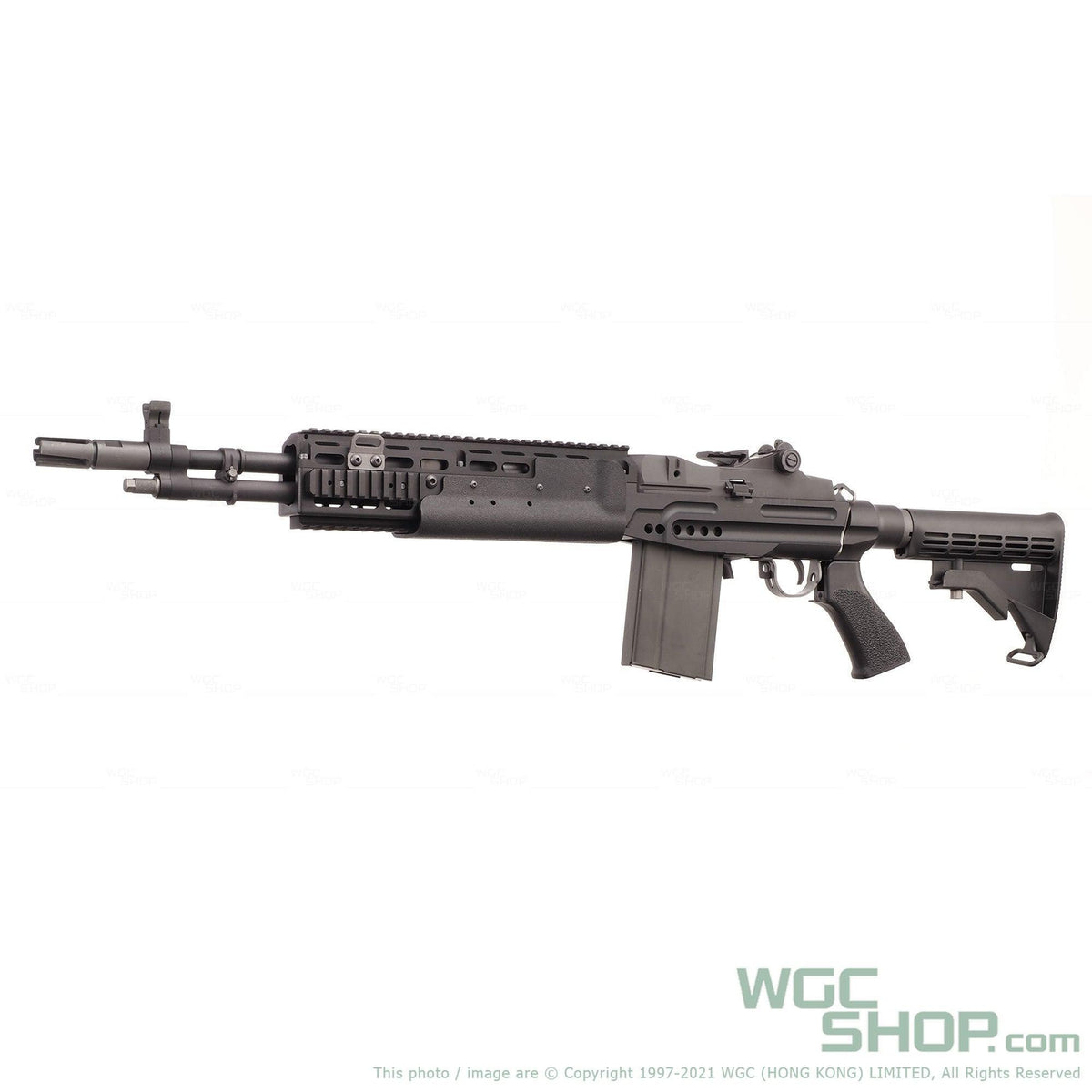 Armas de gas largo : Fusil airsoft M14 EBR GBB - full metal 