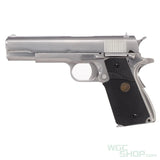 WE M1911A1 GBB Airsoft ( Silver / Black Rubber Grip ) - WGC Shop