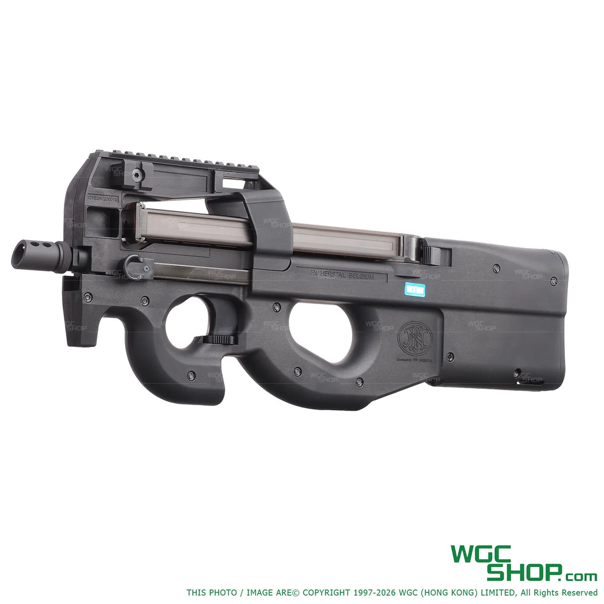 Left view of WE P90 GBB Airsoft - Licensed