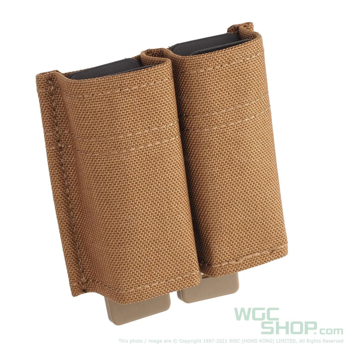 WOSPORT Fast 9mm Double Mag Pouch Coyote Brown WST-MG-F-04-CB - WGC Shop