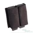 WOSPORT Fast 9mm Double Mag Pouch Black WST-MG-F-04-BLK - WGC Shop