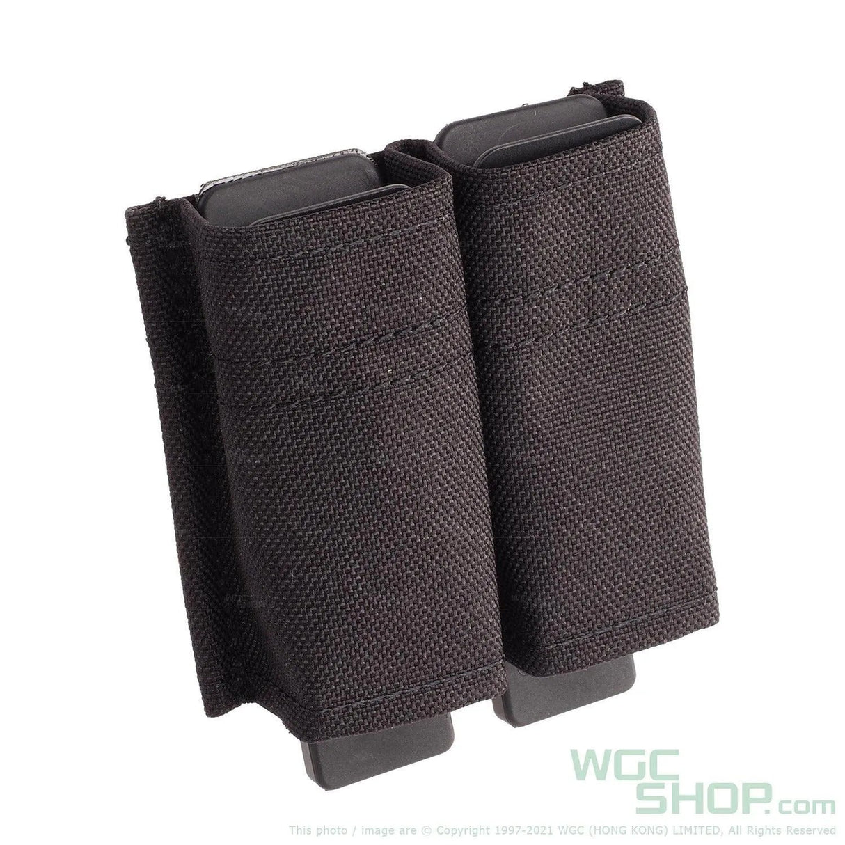 WOSPORT Fast 9mm Double Mag Pouch Black WST-MG-F-04-BLK - WGC Shop