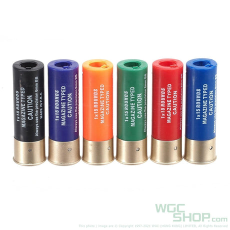 WOSPORT Shotgun Shell ( 15 BBs ) 6pcs - WGC Shop