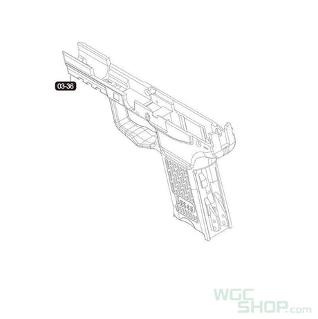 VFC Original Parts - HK45CT Grip ( 03-36 ) - WGC Shop