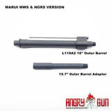 ANGRY GUN L119A2 Style Outer Barrel Set for Marui - WGC Shop