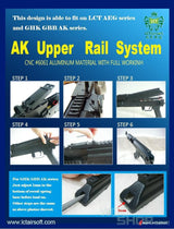 LCT AK Receiver Cover Upper Rail System ( PK213 ) - WGC Shop