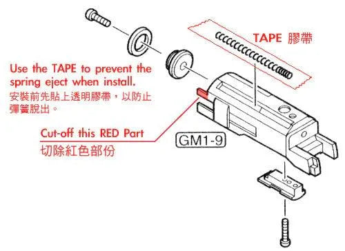 GUARDER Aluminum Custom Slide for MARUI Hi-Capa 5.1 ( INFINITY / Dual Version ) - WGC Shop