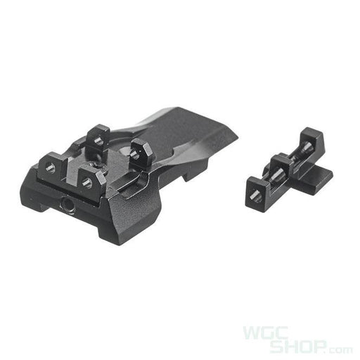 AIP Adjustable Aluminum Front and Rear Sight with Fiber for Marui Hi-Capa 5.1 GBB Airsoft - WGC Shop