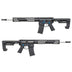 APS F - 1 Electric Airsoft ( AEG ) - RS - 2 Stock / eSilver Edge Black / Blue Switch APS-AEG-EBDR-BBL-2 - WGC Shop