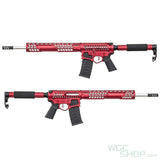 APS F - 1 Electric Airsoft ( AEG ) - Tron Stock / eSilver Edge Red / Red Switch APS-AEG-EBDR-RR-T - WGC Shop