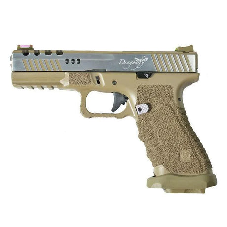 APS Dragonfly-T Desert D-Mod GBB Airsoft - 2 Tone - WGC Shop